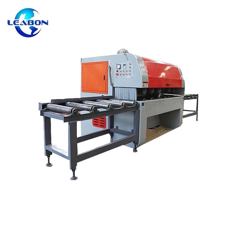 Upper and Lower Heavy Duty Wood Log Skin Clean Saw Semi-Automatic Tree Slab Cutter Saw