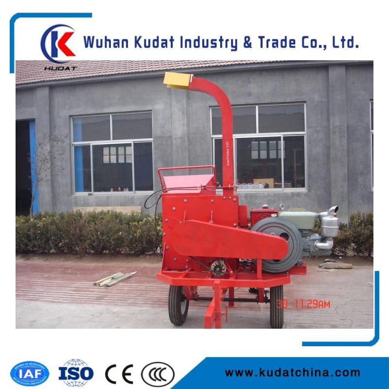 Wood Chipper 30HP Diesel Engine Driven Power Shredder