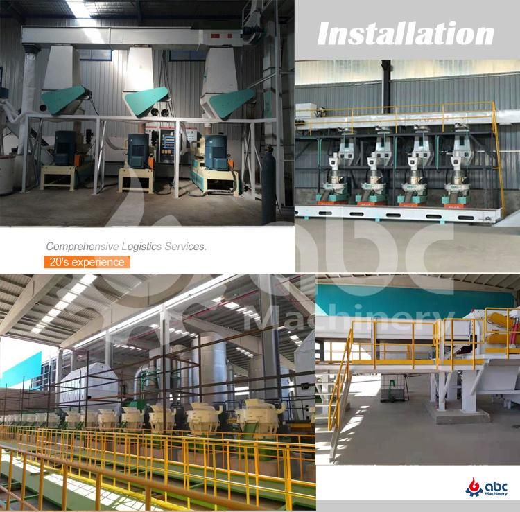 2021 Hot Sale Complete Large Scale Industrial Agricultrual Waste Rice Husk Pine Biomass Sawdust Wood Pellet Production Line as Fuel Making Processing Hardwood