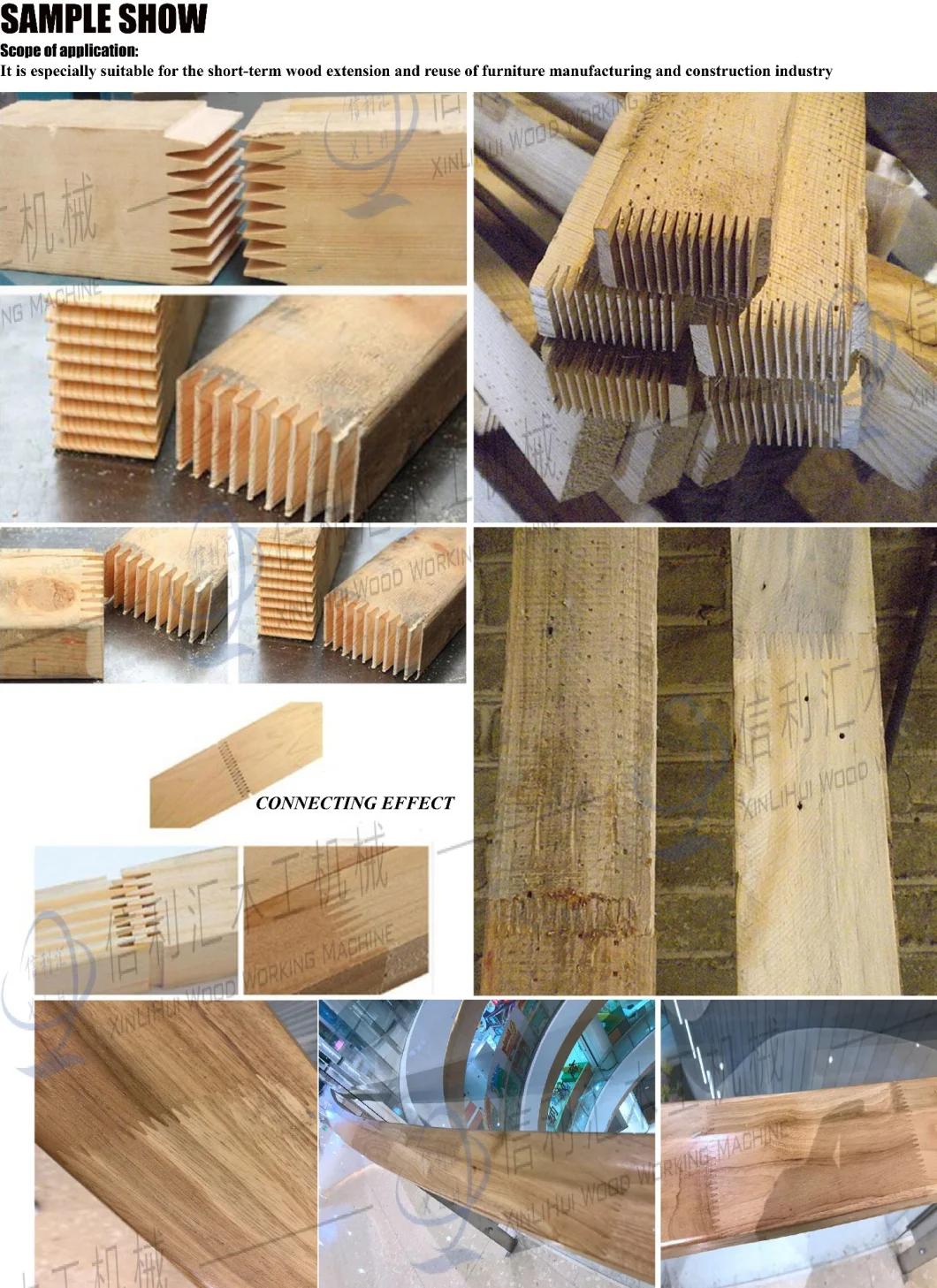 Make Finger Joint Wood From Wood Wastes, in Line with Combination Planer for Re-Sawing Wood and Plaining Wood Into Specific Sizes Finger Joint Line Machine