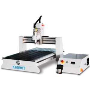 6090 Mini Woodworking Wood CNC Router Machine for Plastic Sign PCB