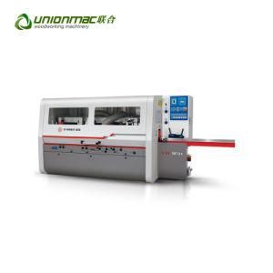 4-Side Moulder Solid Wood Floor Click Joint, Several Process Can Be Done by Only One Machine. Working Thickness8-140mm