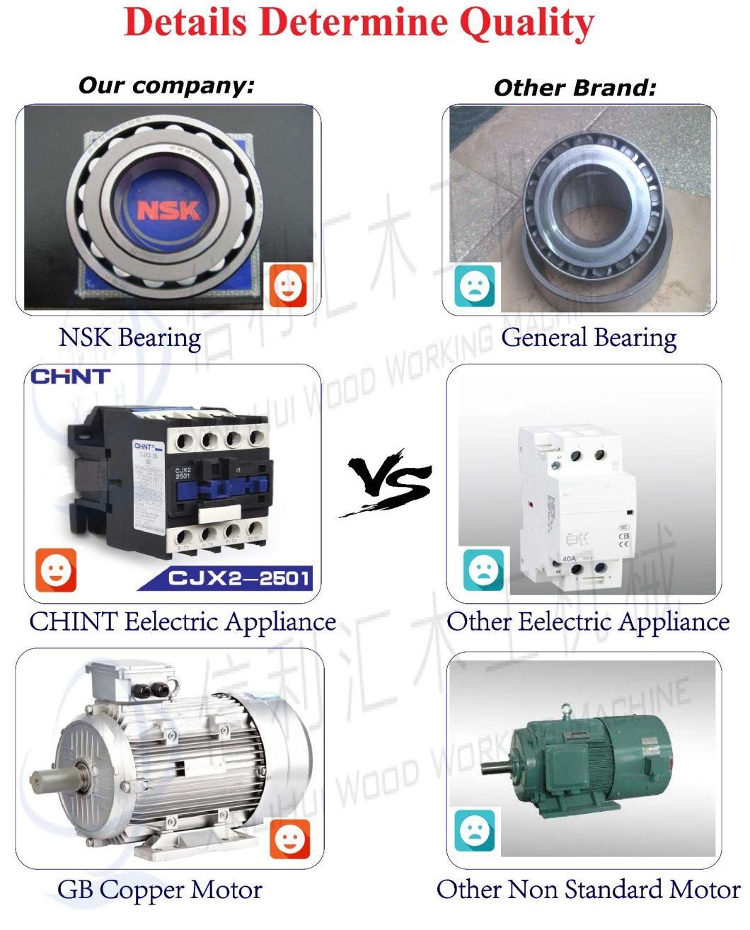 CNC Double-End Tenoning Machine Produce Various Shapes of Gimmicks Such as Squares, Rectangles, Waists, Circles, and Slanted Hoes