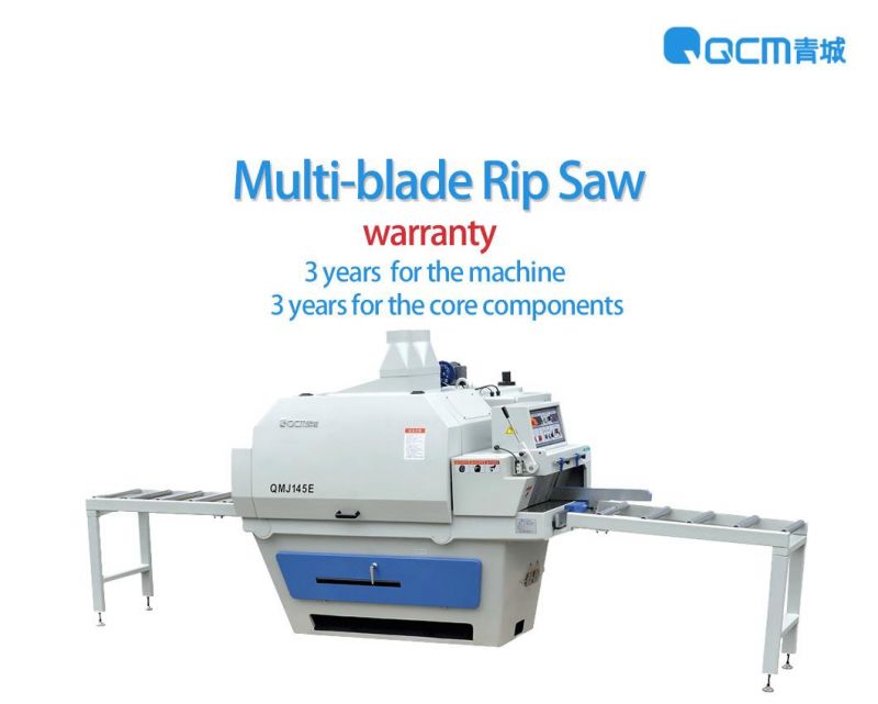 QMJ145F Woodworking Machinery Automatic Multi Rip Wood Saw