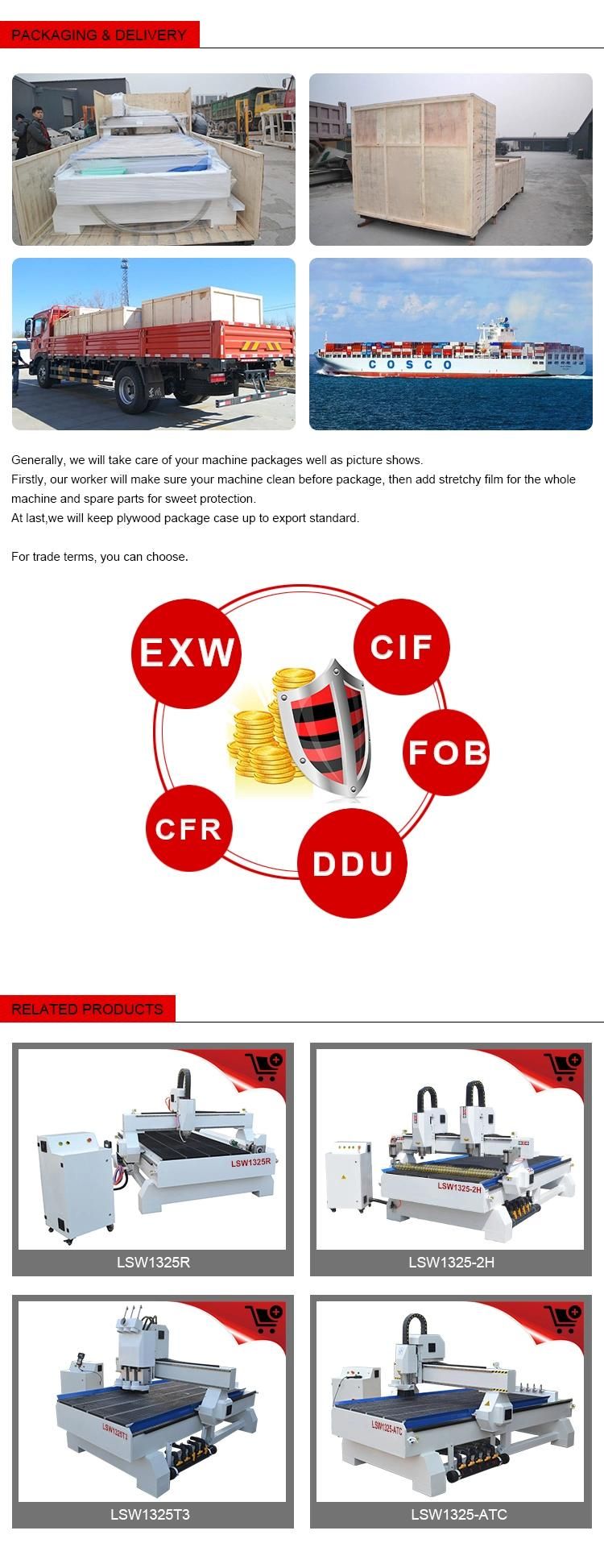 Ce Certification CNC Router Machines for Wood Acrylic