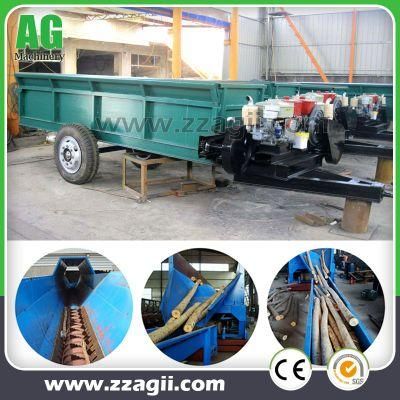 Mobile Type Eucalyptus Wood Log Debarking Machine for Sale