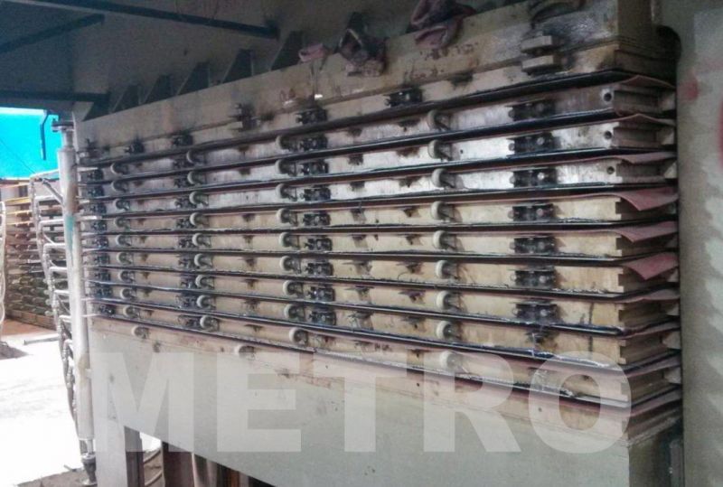 Lamination Hot Press Machine with Cylinder Upside for Plywood Making