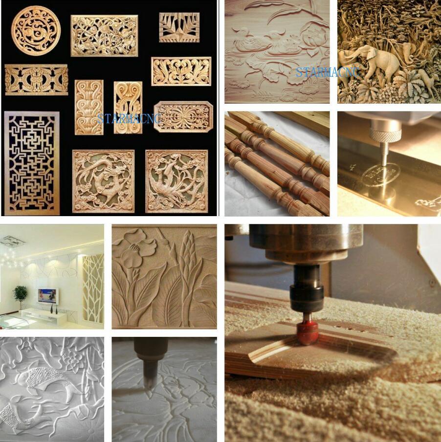 1325 1530 2030 2040 CNC Router Automatic 3D Wood Carving Drilling Machine Double Head