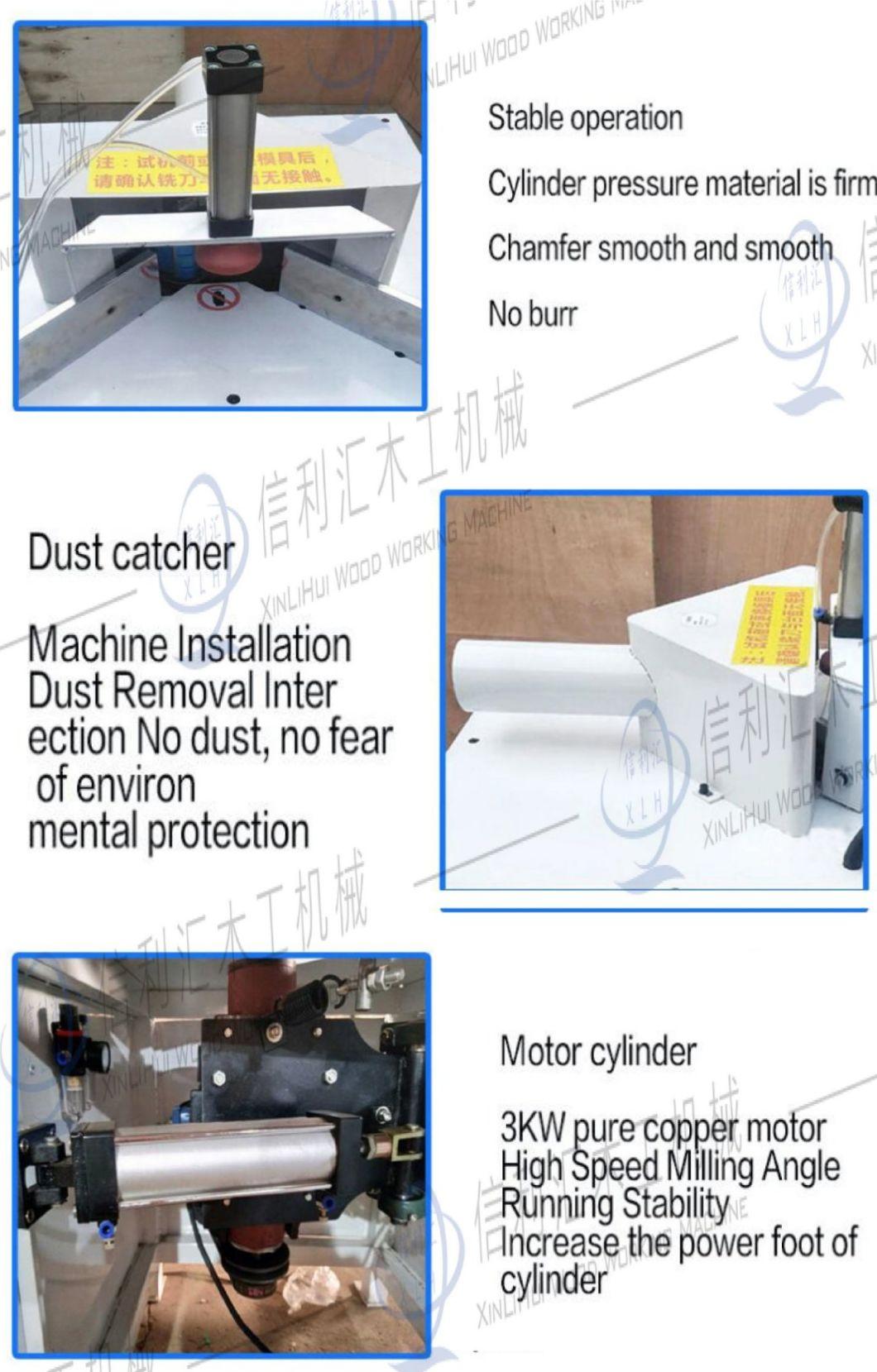 Wood Board PVC Belt Corner Grinding Woodworking Machinery Chamfering Machine