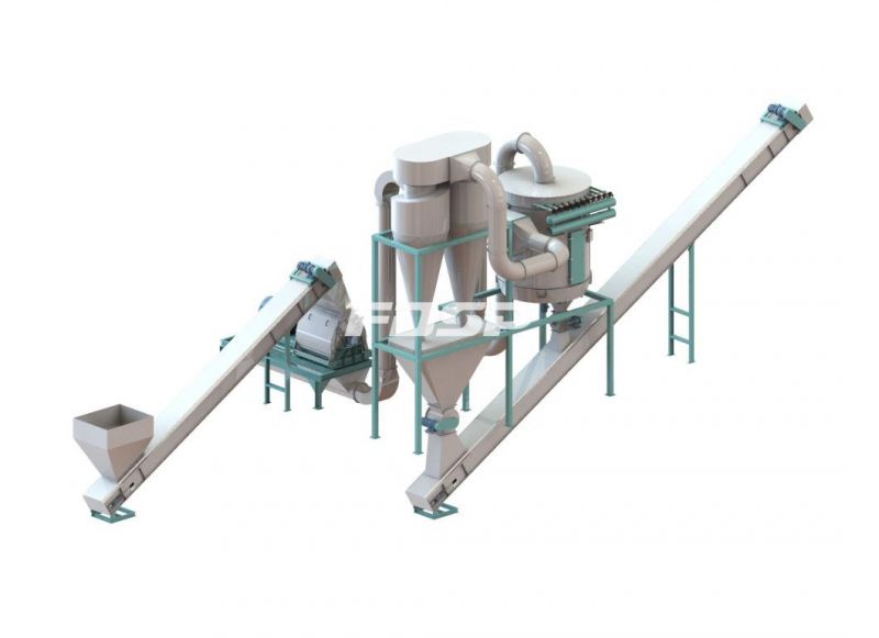 2.5-3.5t/H Wood Waste Production Line of Wood Pellets