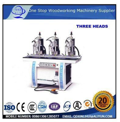 Woodworking Router High Quality Three Heads Hinge Drilling Machine for Woodworking Cabinets Horizontal Triple Heads Door Hinge Boring Machine