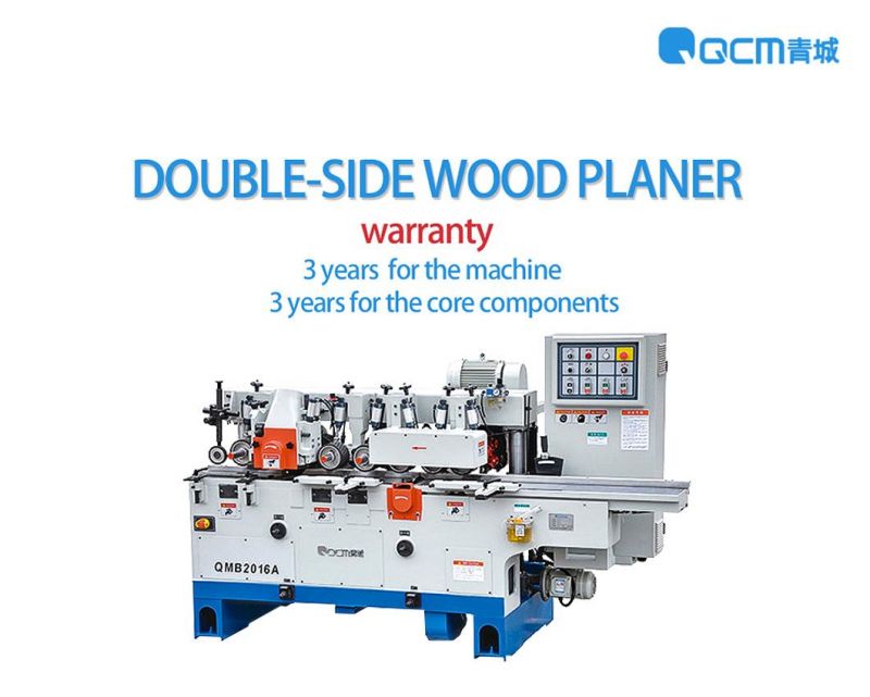 QMB2016A Double Side Planer Woodworking Machinery Made In China Factory Manufacture Supplier Working Two Sider Wood Planner Machine Thickness Planer Single