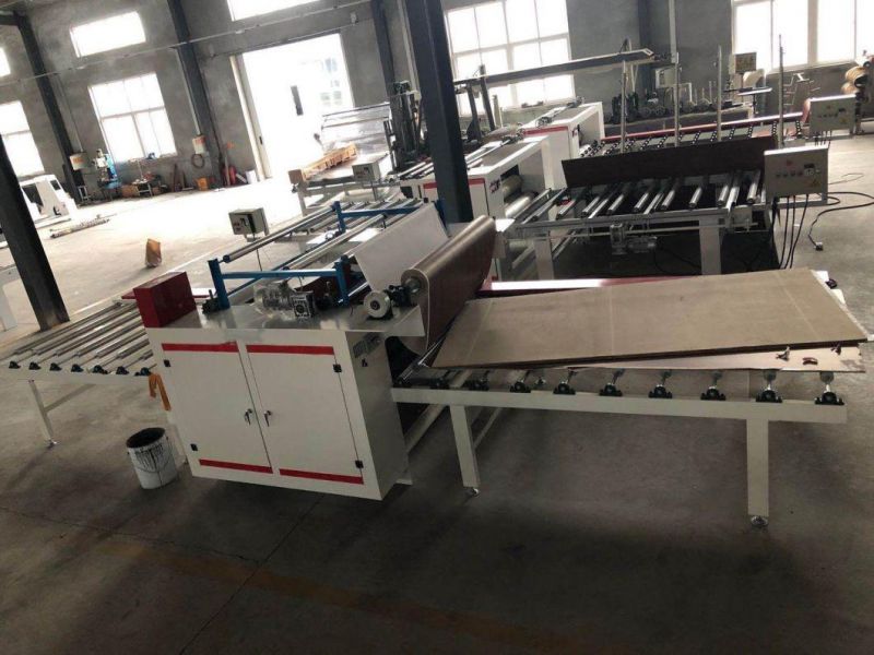 PVC Laminated MDF Plywood Production Line / High Quality Panel Board Making Machine