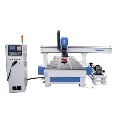 3D Woodworking Machinery CNC Router Carving 1530 4 Axis Rotary Device Wood CNC Machine
