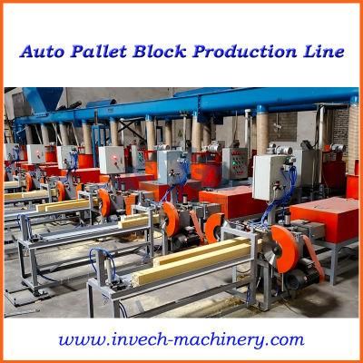 Wood Chips Compressed Pallet Block Making Machine