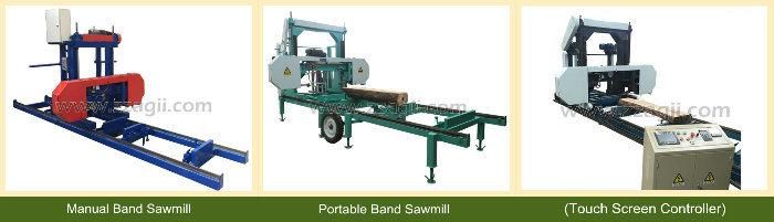 Electric Engine Portable Band Sawmill Horizontal Timber Band Saw Machine