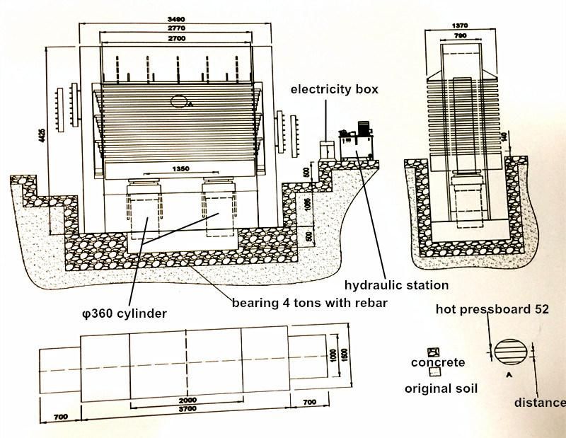 Welding Frame Fancy Veneer Hot Press Machine for Plywood Making