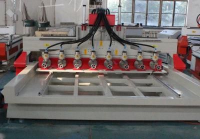 China Multi Spindle 10 8 6 4 Head 3D Wood Cutting 5 Axis CNC Rotary Engraving Machine