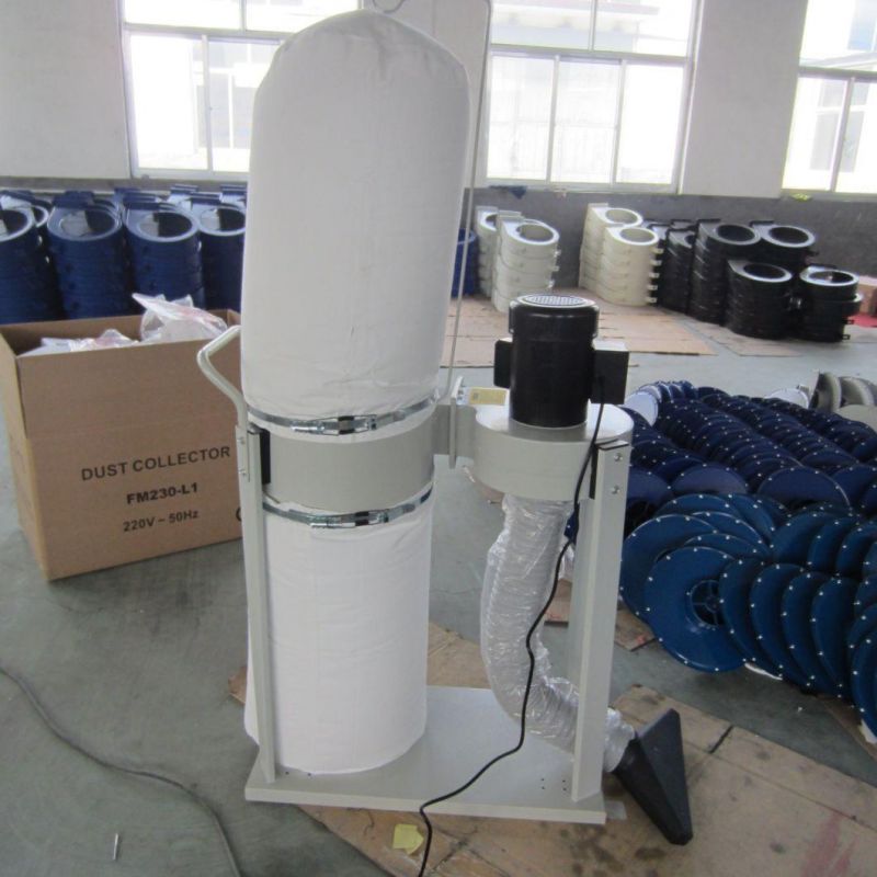 750W Double Bags Wood Dust Collector