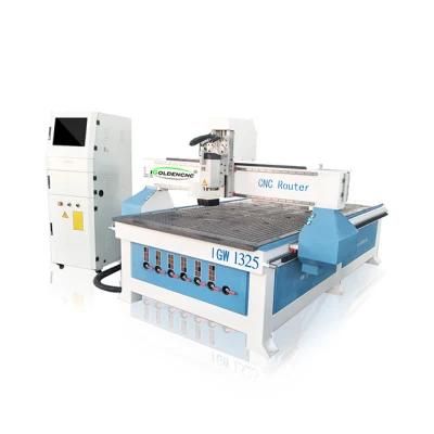 Best Selling Product China 3axis 1325 Single Head 4X8 PCB Milling Wood Carving Moulder CNC Router Table Woodworking Machine