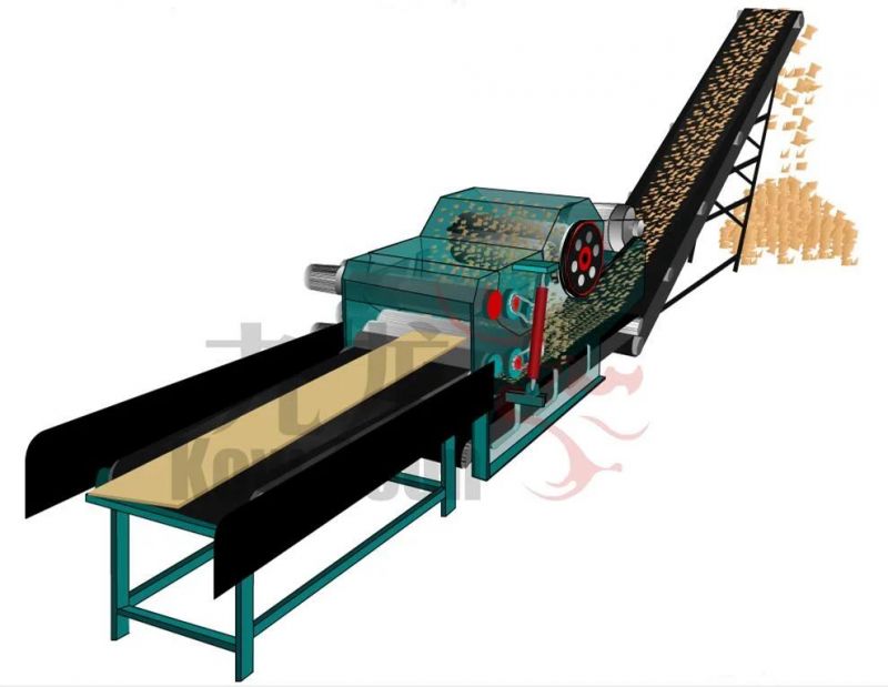 Drum Type Wood Processing Timber Chipper