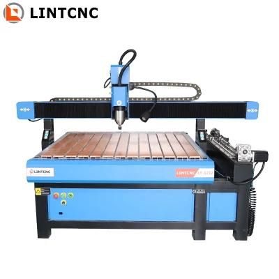 4040 6060 6090 6012 1212 Woodworking Metal Processing CNC Router Machine 4 Axis Sculpture Steel Aluminum Copper Cutting Milling 3kw 9012 1218