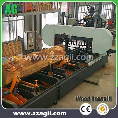 Hydraulic Automatic Horizontal Band Sawmill for Wood Logs