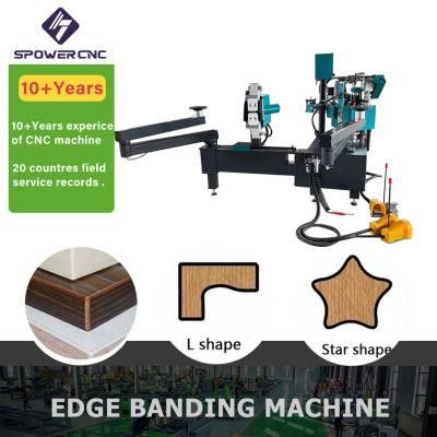 Woodworking MDF PVC Wood Automatic Curve Straight Edge Banding Bander Machine