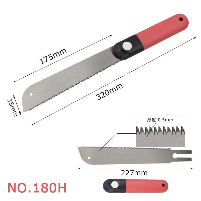 Double-Sided Hand Saw Woodcutter Saw Saw, Furniture Decoration Three Times Fast Hand Saw Fine-Toothed Garden Saw Blade