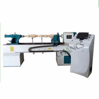 Chancsmac CNC Wood Turning Lathe for Various Cylindrical Work Piece