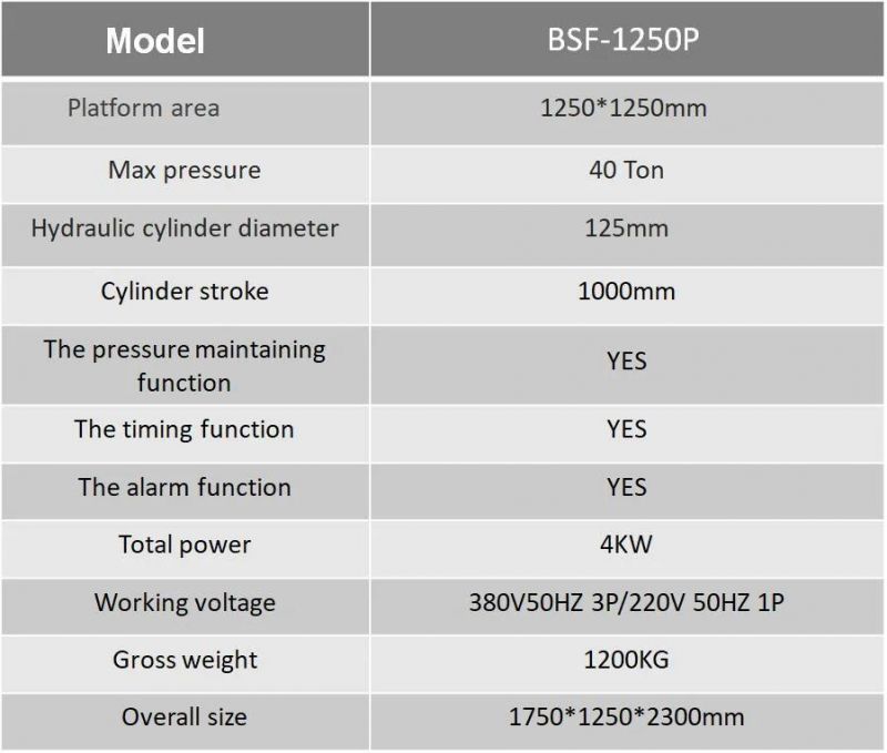 Bytcnc Corian Solid Surface Hydraulic Press Machine for Corian Thermoforming Washing Basin Press Making Thermoform Solid Surface