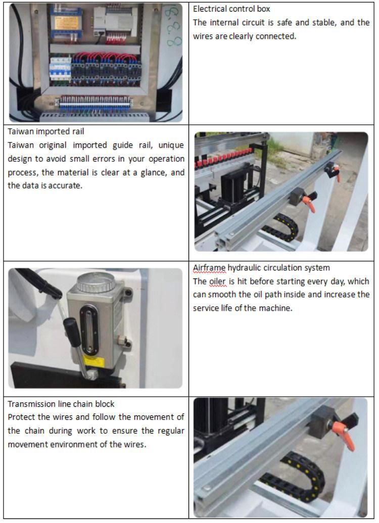Six Lining Industrial Woodworking Hole Multi Drilling Machine