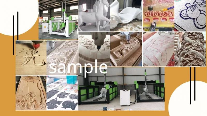 4 Axis Strong Styrofoam and Wood Mould Cutting Engrving CNC Router Machine