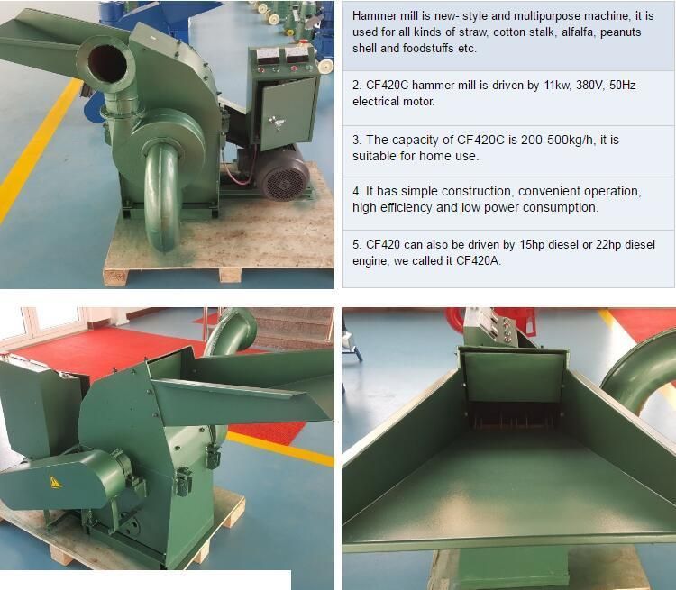 Straw Grinding Wood Hammer Mill