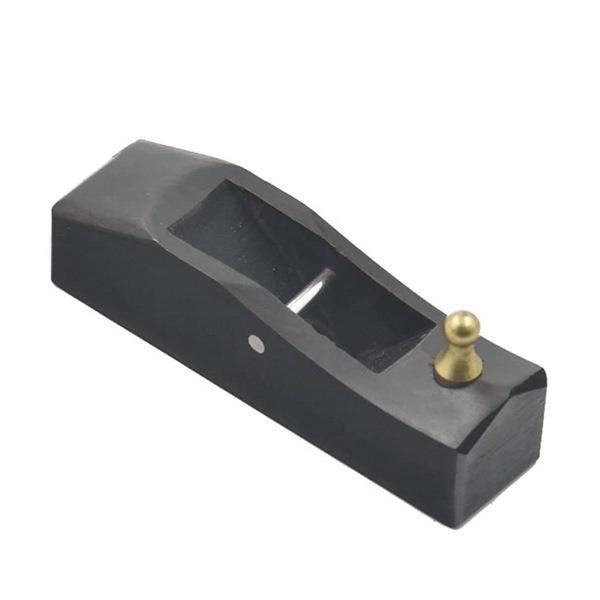 1 Set of 2 Leather Peeling Planers DIY Hand Tools Curved Bottom Thinner Ebony Wood Cutting Planer