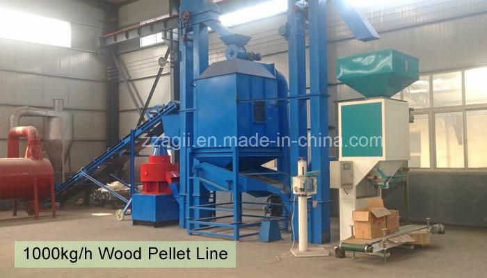 1-2t/H High Quality Automatic Biomass Wood Pellet Line