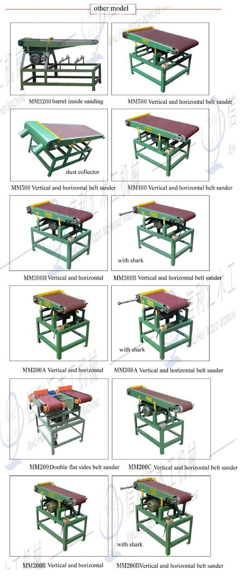 Wood Vertical/Horizontal Grinding and Polishing Machine with Abrasive Belt Joint Sanding Sander Mini Size Hand Calibrating Sander for Wooden Floor