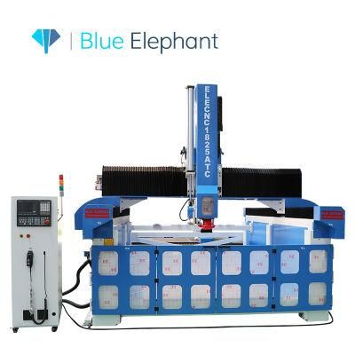 Jinan Blue Elephant 1825 Linear Atc Woodworking Carving Machine with Right Angle Head
