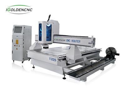 Igoldencnc China 1325 Rotary CNC Router 4 Axis CNC Router with Good Price