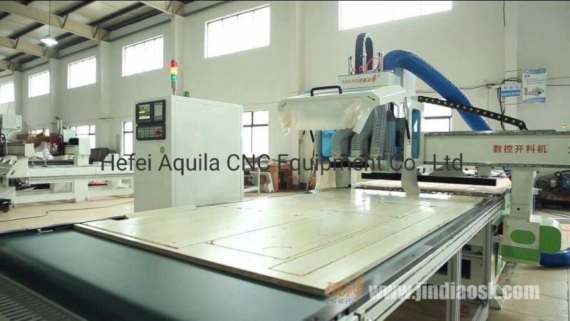 Mars E300 CNC Router Woodworking Cutting and Engraving Machine Atc Nesting Double Spindle Drilling Bank 5+4 Wood Machine 1325/1530/2030