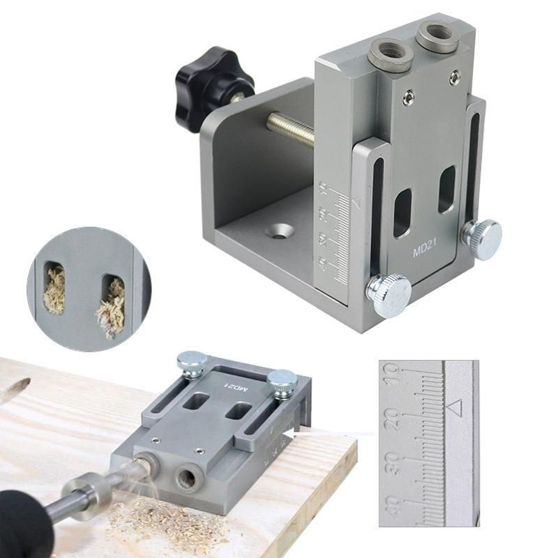 9mm Woodworking Slant Hole Locator, Slant Hole Puncher 15 Degree Slant Hole Drilling Woodworking DIY Tools