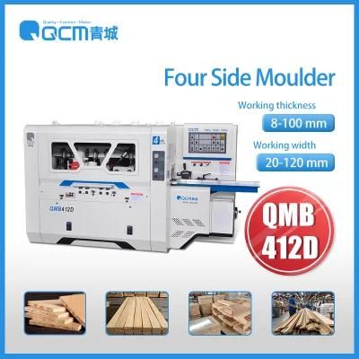 QMB412D Woodworking Machinery Wood Planer Four-side Moulder