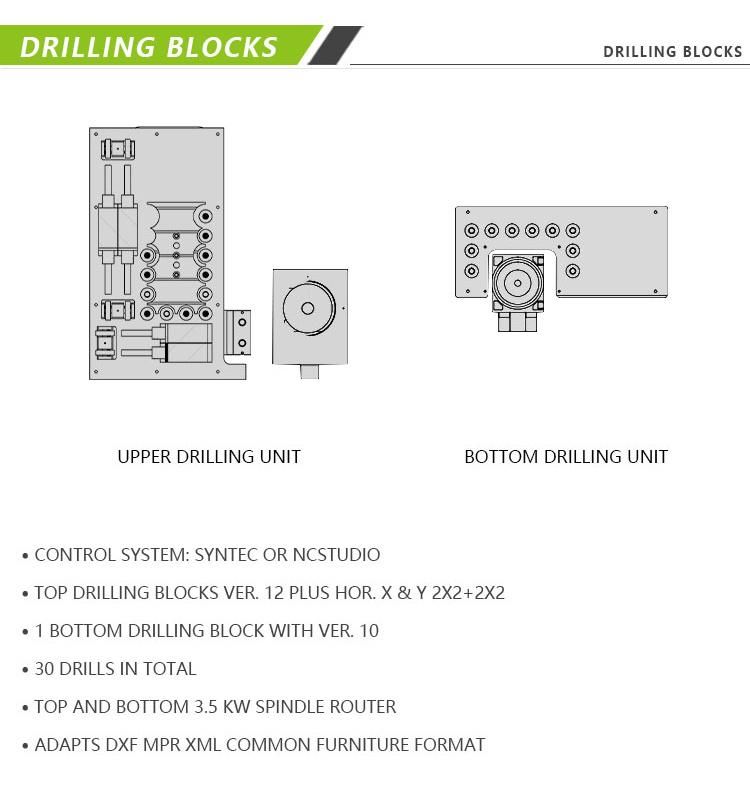 Ptp 6 Sides Drilling Machine of Woodworking CNC Woodworking Machine