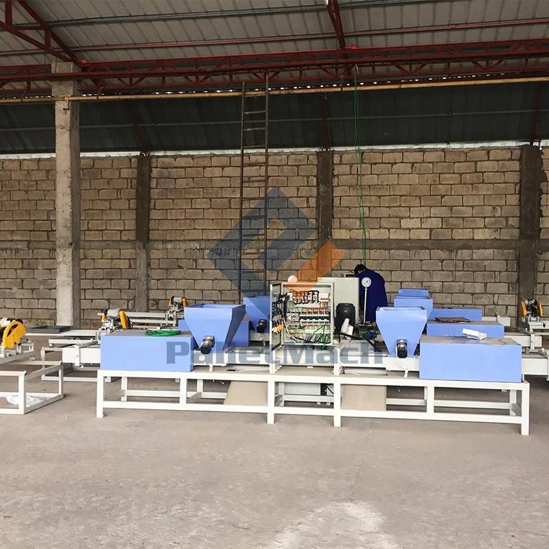 Sawdust Wood Chips Pressed Block Making Equipment for Pallets