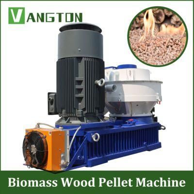 1000-1500kg/H Model Biomass Wood Sawdust Ring Die Pellet Machine