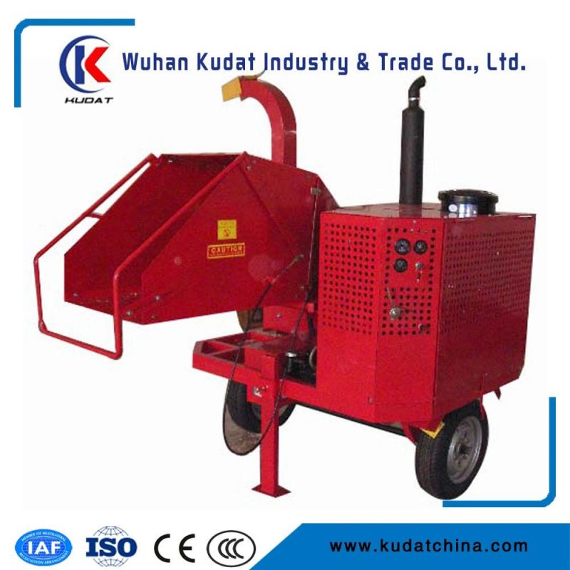 Wood Chipper 30HP Diesel Engine Driven Power Shredder