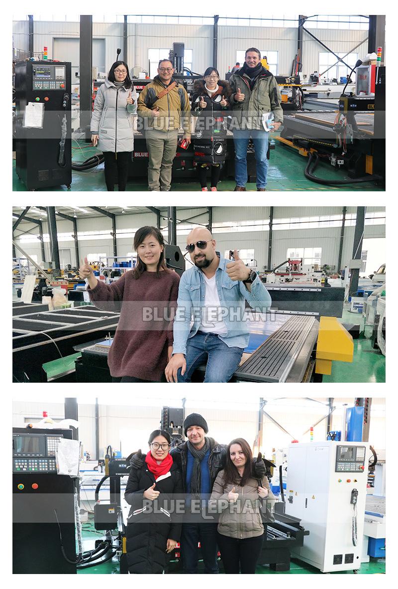 Best Price Ele 1530 Wood Furniture Machinery CNC 4 Axis Router Rotary / CNC Router 2 Heads for Hot Sale