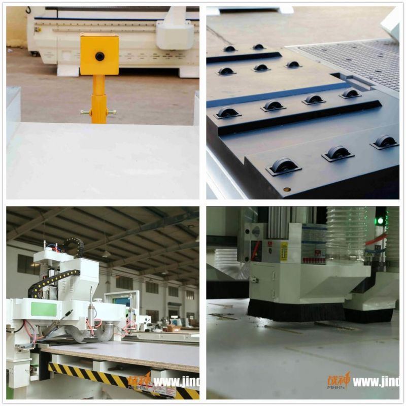 Mars 9kw Wood CNC Router with Disc Type Magazine and Drilling Bank