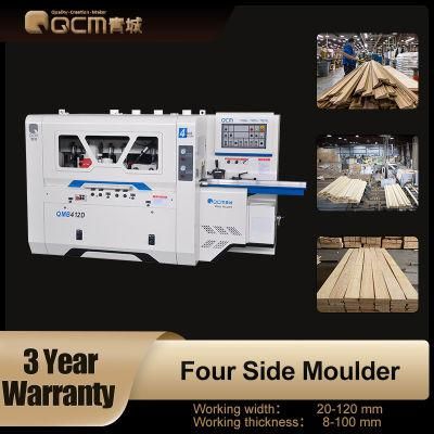 Qmb412D Min Working Length 180mm 4 Side Moulder Four Side Planer