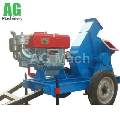 Forest Use Mobile Diesel Enigne Wood Chipper Wood Chipping Machine